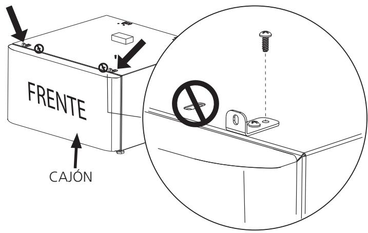FRIGIDAIRE CFPWD15N - Prepare el pedestal antes de instalarlo - 6