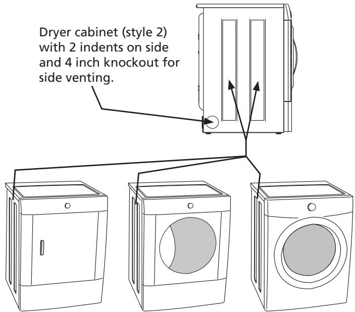 FRIGIDAIRE FNDP15W - C_3 ) Attaching dryer (style 2) mounting hardware - 1