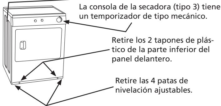 FRIGIDAIRE FNDP15W - C5) Fijación de los accesorios de instalación de la secadora (esto 3) - 1