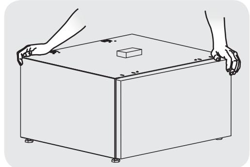 FRIGIDAIRE FNDP15W - B) Preparación del pedestal antes de instalar la lavadora o secadora - 4