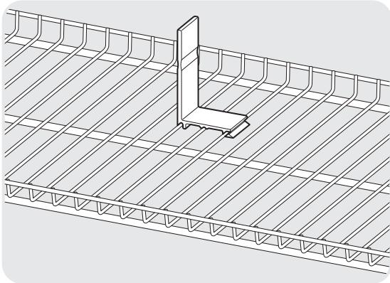 FRIGIDAIRE FFH17F7H - Support pour clayette métallique - 1