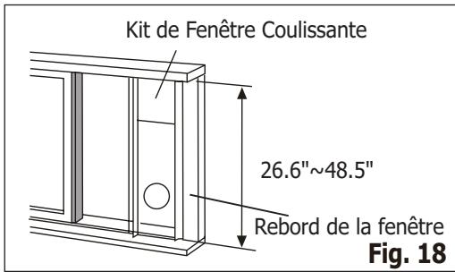 FRIGIDAIRE FRA09EPT1 - Installation dans la fenêtre glissante à châssis - 4