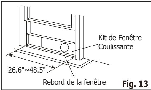 FRIGIDAIRE FRA09EPT1 - Installation dans la fenêtre à châssis à double accrochage - 4