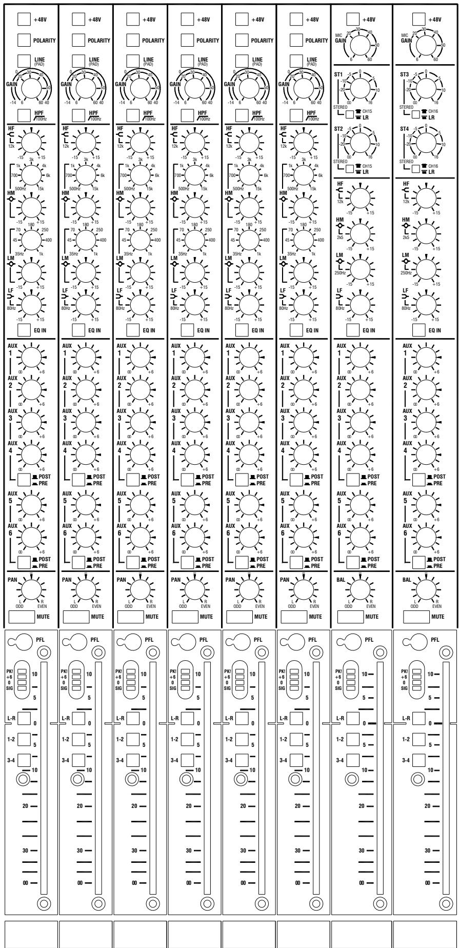 ALLEN & HEATH ALLEN & HEATH GL2400 - GL2400 : référence des produits - 18