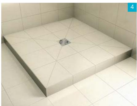 LAZER ISOTANCHE PANODUR - La réalisation d'une douche à l'italienne surélevée - 4