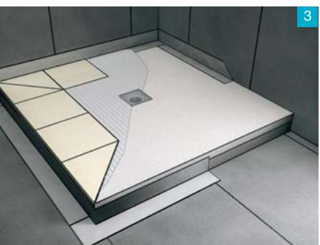 LAZER ISOTANCHE PANODUR - La réalisation d'une douche à l'italienne surélevée - 3