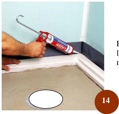 LAZER OCEANE - Instruction de pose pour une douche plain pied - 15