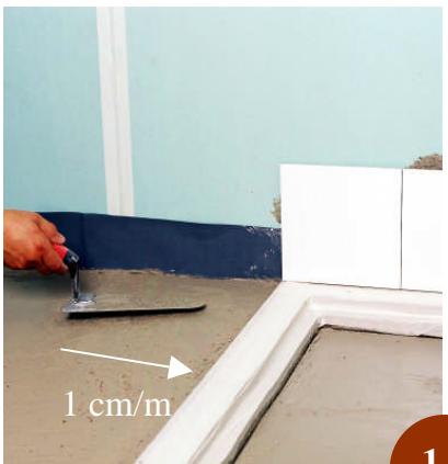 LAZER OCEANE - Instruction de pose pour une douche plain pied - 17