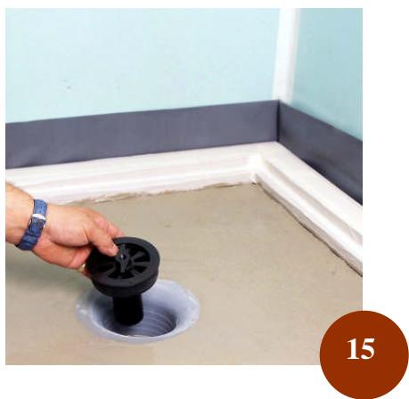 LAZER OCEANE - Instruction de pose pour une douche plain pied - 16