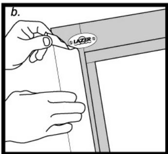 LAZER PASSERELLE - Poser le cadre support - 2