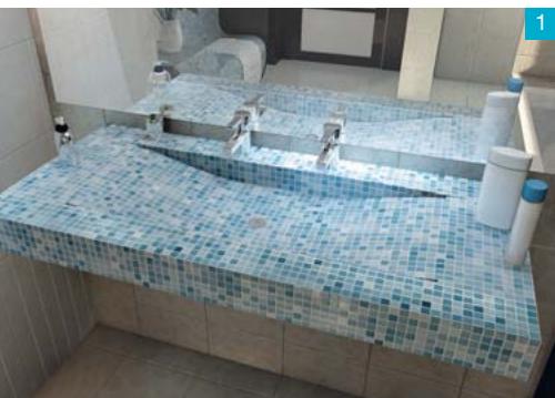 LAZER PLAN VASQUE AERO - B/ Le plan vasque aero prêt à carreler - 4