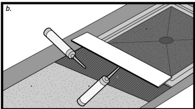 LAZER SHOWER DESIGN EVASION - S'assurer que la chape ne contienne plus d'humidité. - 2