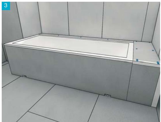 LAZER TABLIER DE BAIGNOIRE PANODUR - Les tabliers de baignoire - 3