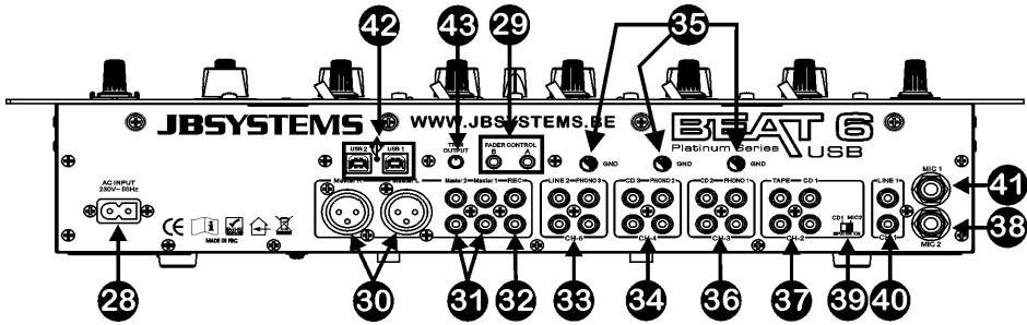 JBSYSTEMS LIGHT BEAT 6 USB - ANSCHLUSSE - 3