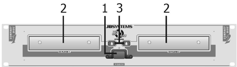 JBSYSTEMS LIGHT CD 410 - Leitor de Cd's - 1