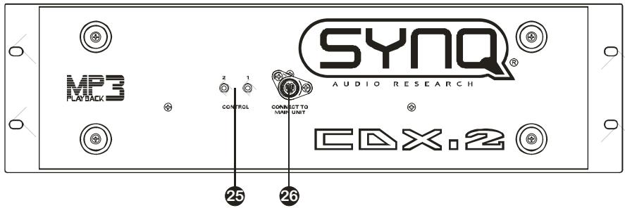 JBSYSTEMS LIGHT CDX.2 - Contrôleur - FACE avant: - 2