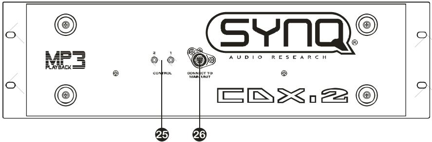 JBSYSTEMS LIGHT CDX.2 - UNIDADE DE CONTROLO - PAINEL FRONTAL: - 2