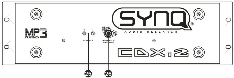 JBSYSTEMS LIGHT CDX.2 - STEUEREINHEIT - VORDERSEITE: - 2