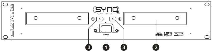 JBSYSTEMS LIGHT CDX.2 - Lecteur - FACE avant: - 1