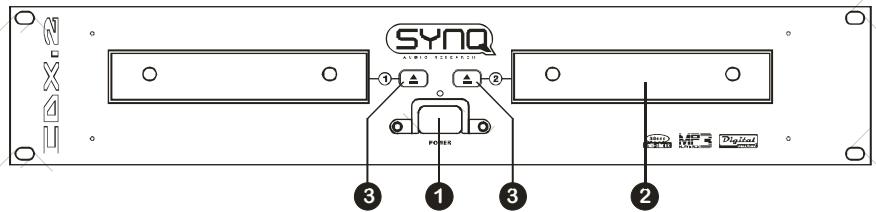 JBSYSTEMS LIGHT CDX.2 - UNIDAD PRINCIPAL - PARTE FRONTAL: - 1