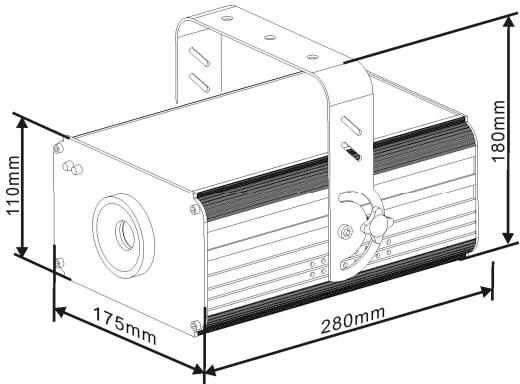 JBSYSTEMS LIGHT LASER BURST II - SPECIFICATIONS - 1