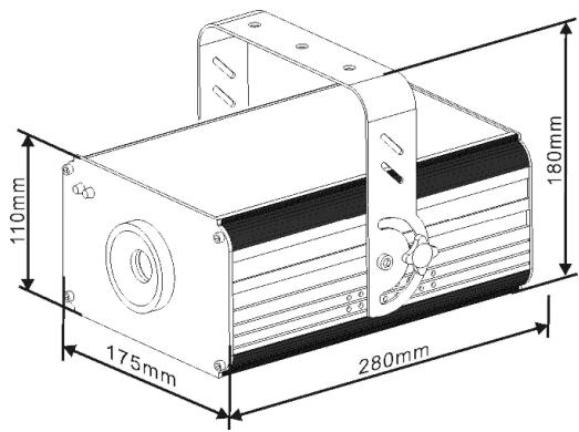 JBSYSTEMS LIGHT LASER BURST III - TECHNISCHE EINZELHEITEN - 1