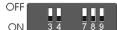 JBSYSTEMS LIGHT LED PIPE RGB 230V - dB MODUS (DIP3 = OFF - DIP4 = ON) - 15