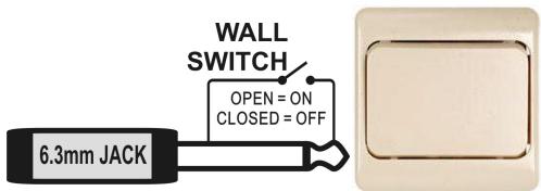 JBSYSTEMS LIGHT MINI LED MANAGER - Anschluss eines analgen Schalter für Blackout: - 1