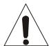 JBSYSTEMS LIGHT MINI LED MANAGER - CAUTION - 3