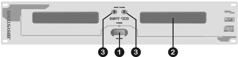 JBSYSTEMS LIGHT MPT 100 - CONTROLES Y FUNCIONES UNIDAD PRINCIPAL - 1