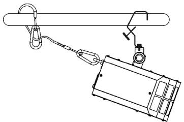 JBSYSTEMS LIGHT WIZARD-4 - OPHANGEN VAN HET APPARAAT - 1