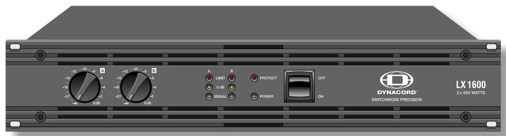 DYNACORD LX1600 - MATIÈRES - 1