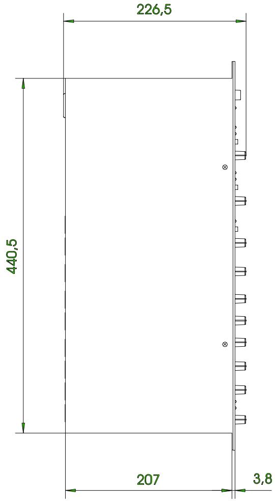 DYNACORD POWERMAX 230 - Atténuation du contrôle de niveau - 5