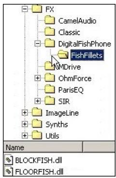 MACKIE T2 - Remarque sur l'organisation des plug-ins - 1