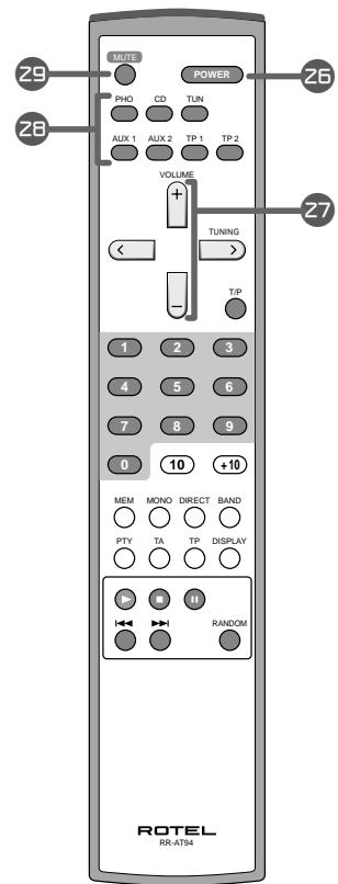ROTEL RA-06 - APPLICABLE FOR USA, CANADA OR WHERE APPROVED FOR THE USAGE - 8