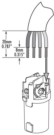 ROTEL RB-1091 - Câblage d'une prise speakon - 2
