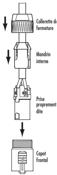ROTEL RB-1091 - Câblage d'une prise speakon - 1