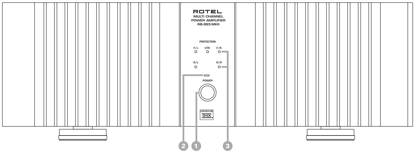 ROTEL RB-985 MK II - The unit must be connected to a power supply only of the type and voltage specified on the rear panel of the unit. - 2