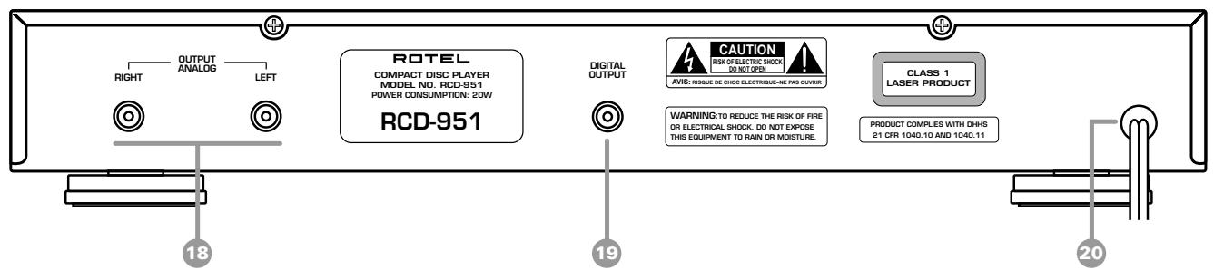 ROTEL RCD-951 - WARNING: - 3
