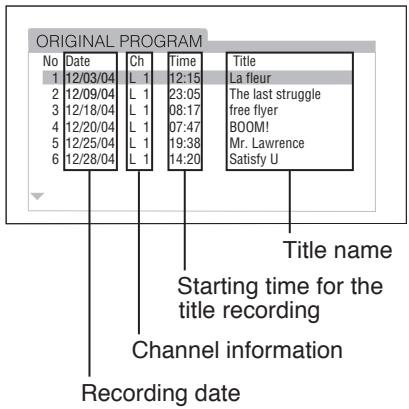 ROTEL RDV-1062 - Menu Screen Track Selection - 2