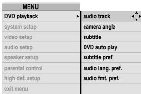 ROTEL RDV-1092 - On-Screen Menus G H U - 2