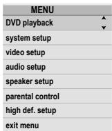 ROTEL RDV-1092 - On-Screen Menus G H U - 1