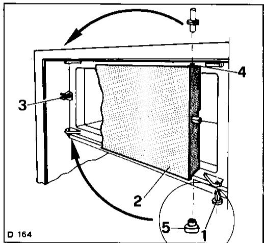 CASTOR CM1063T - Portillon du compartiment interieur (pour le modèle (***)) - 1