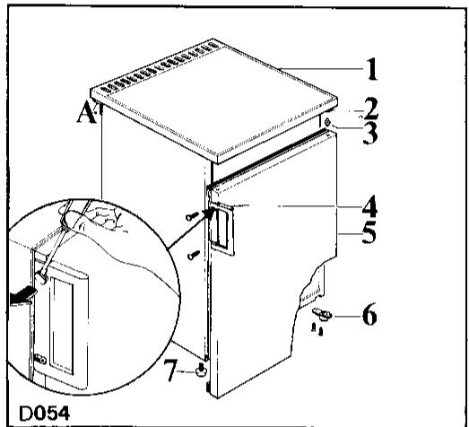CASTOR CM1063T - Réversibilité de la porte - 1