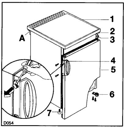 CASTOR CM1665TC - Réversibilité des portes - 1