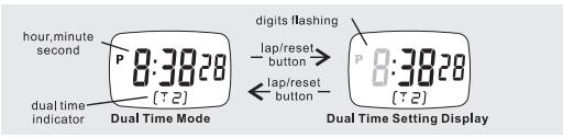 IROX SPRINTER - How to Set the Dual Time - 1