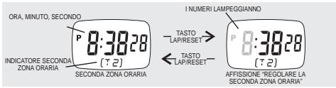 IROX SPRINTER - Regolazione della seconda zona oraria - 1