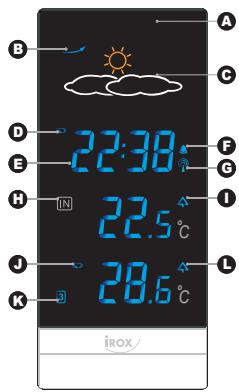 IROX EBR606C - FUNCTIONS OF THE WEATHER STATION - 1