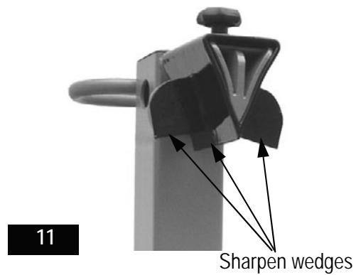 ATIKA ASP 8-1050 - Sharpening the splitting blade - 1
