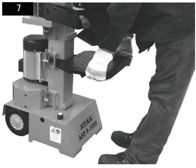 ATIKA ASP 8-1050 - Ustawienie wysokość stolu - 2